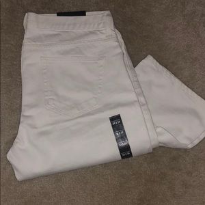Men’s white brand new banana republic jeans